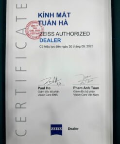 Alternative view of Tròng Cận Màu Tráng Gương ZEISS DuraVision Flash | Kính Thuốc Tuấn Hà