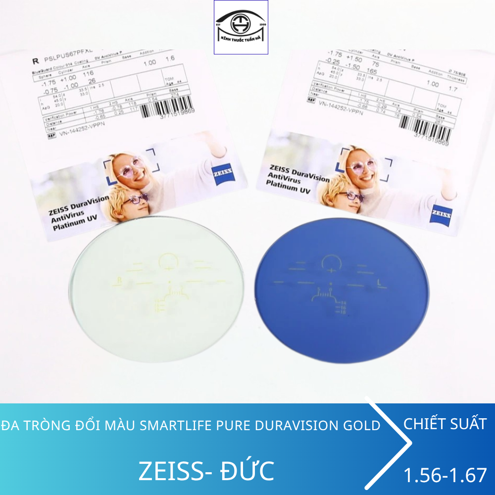 Kính Đa Tròng Đổi Màu ZEISS Progressive SmartLife PURE Chính Hãng 4 Kính Đa Tròng Đổi Màu ZEISS Progressive SmartLife PURE Chính Hãng - Ảnh 2