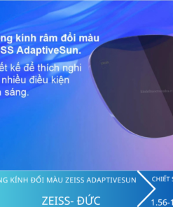 Tròng kính ZEISS AdaptiveSun đổi màu chính hãng