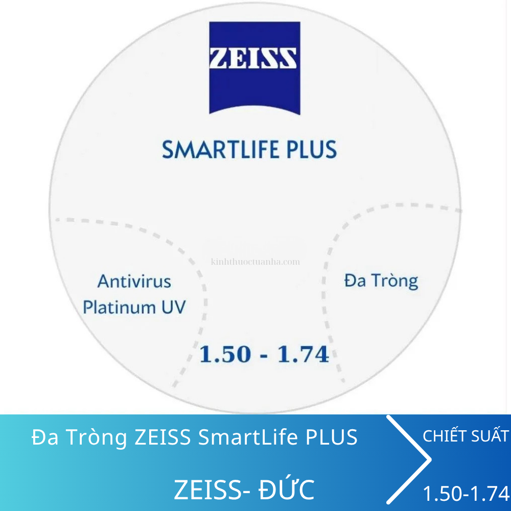 Tròng Kính Đa Tròng ZEISS SmartLife Plus 3 Tròng Kính Đa Tròng ZEISS SmartLife Plus