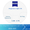 Tròng Kính Đa Tròng ZEISS Progressive Light 2 3D