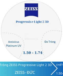 Tròng Kính Đa Tròng ZEISS Progressive Light 2 3D