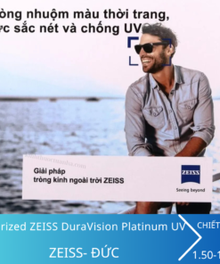 Tròng kính cận màu Polarized ZEISS DuraVision Platinum UV