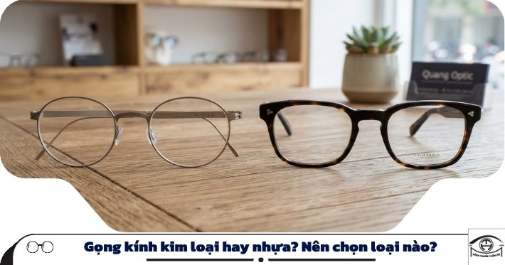 Gọng kính kim loại hay nhựa? Nên chọn loại nào? 7 Gọng kính kim loại hay nhựa? Nên chọn loại nào?