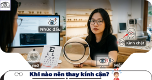 Khi nào nên thay kính cận? 7 dấu hiệu không nên bỏ qua