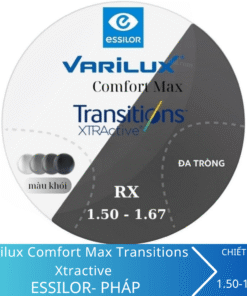 Alternative view of Kính Đa Tròng Đổi Màu Essilor Varilux Comfort Max Transitions Xtractive