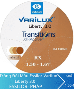 Kính Đa Tròng Đổi Màu Essilor Varilux Liberty 3.0 Transitions Xtractive