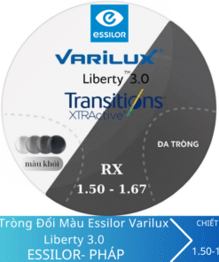 Alternative view of Kính Đa Tròng Đổi Màu Essilor Varilux Liberty 3.0 Transitions Xtractive