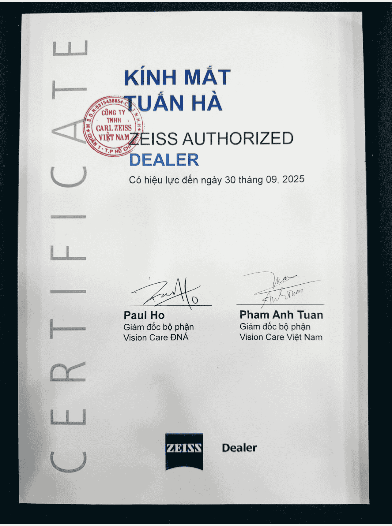 Tròng kính ZEISS Digital Light 2 3D DuraVision Platinum 3 Tròng kính ZEISS Digital Light 2 3D DuraVision Platinum - Ảnh 2