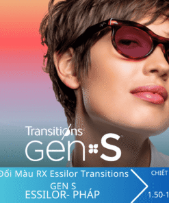 Tròng đánh kỹ thuật số đổi màu Essilor Transitions GEN S