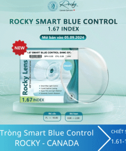 Tròng kính chống ánh sáng xanh Rocky Smart Blue Control