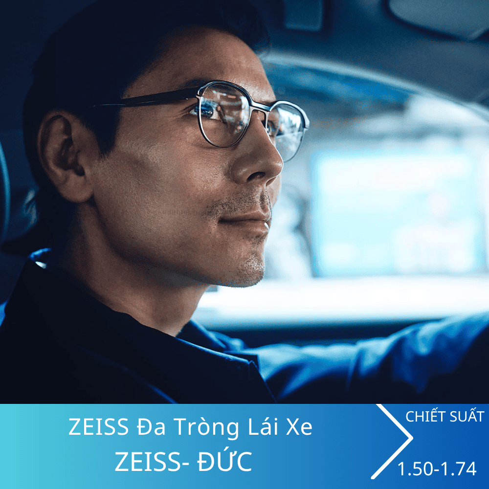 Tròng Kính Đa Tròng ZEISS DuraVision DriveSafe UV