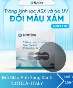 Tròng Kính Đổi Màu Chống Ánh Sáng Xanh Nottica