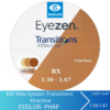 Tròng kính đổi màu Essilor Eyezen Transitions Xtractive