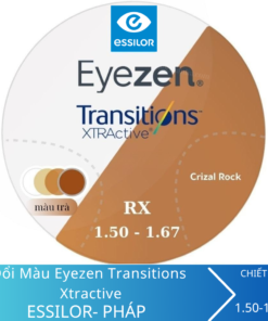 Tròng kính đổi màu Essilor Eyezen Transitions Xtractive