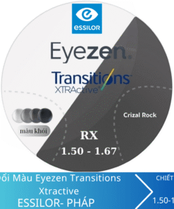 Alternative view of Tròng kính đổi màu Essilor Eyezen Transitions Xtractive