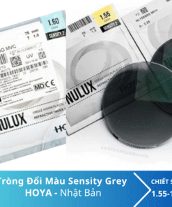 Tròng Kính Đổi Màu HOYA Sensity Grey