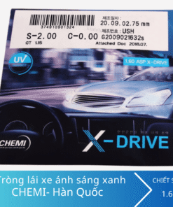 Tròng kính lái xe Chemi 1.60 ASP X-DRIVE
