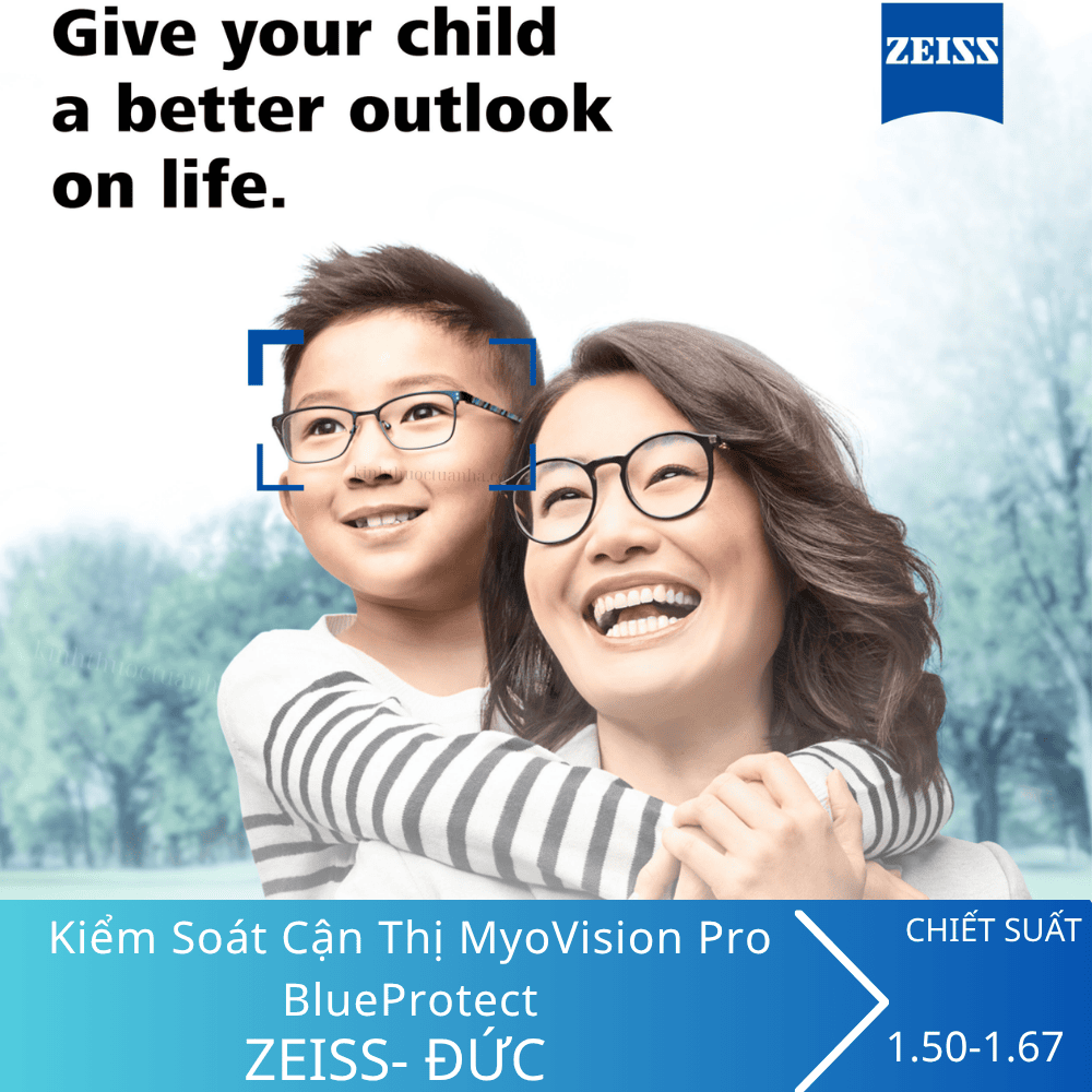 Tròng kính ZEISS MyoVision Pro DuraVision BlueProtect UV